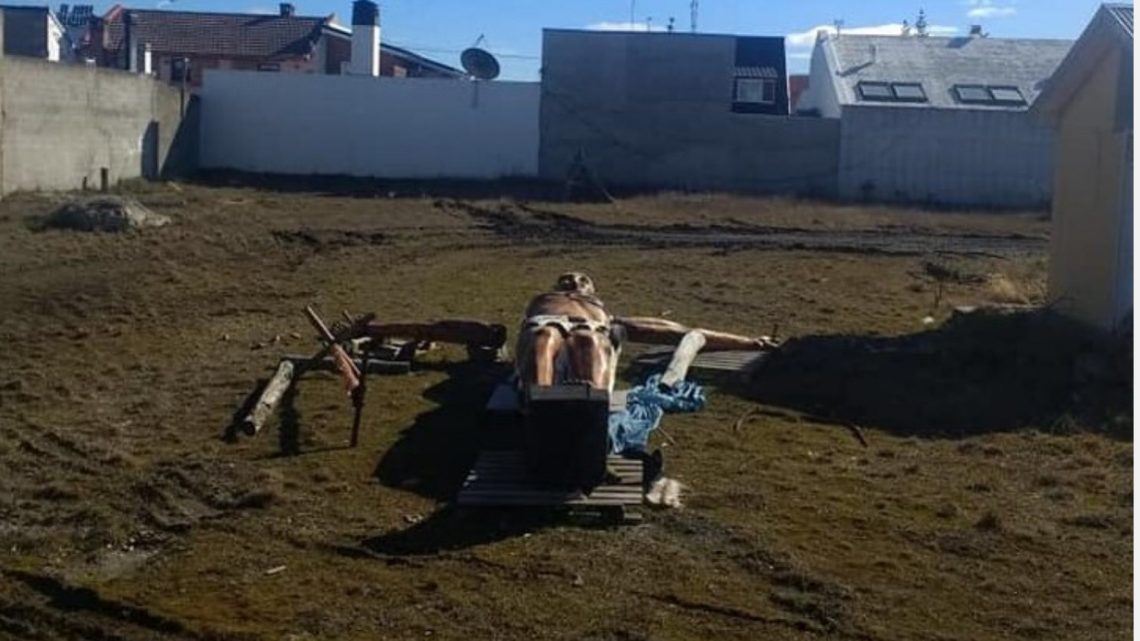 8 meses después de que el Municipio prometiera restaurarlo, así está el Cristo 8 meses después de que el Municipio prometiera restaurarlo, así está el Cristo