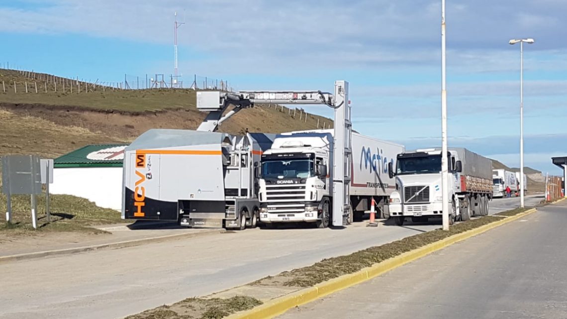 Ponen operativo el escaner de camiones para el paso fronterizo San Sebastián Ponen operativo el escaner de camiones para el paso fronterizo San Sebastián