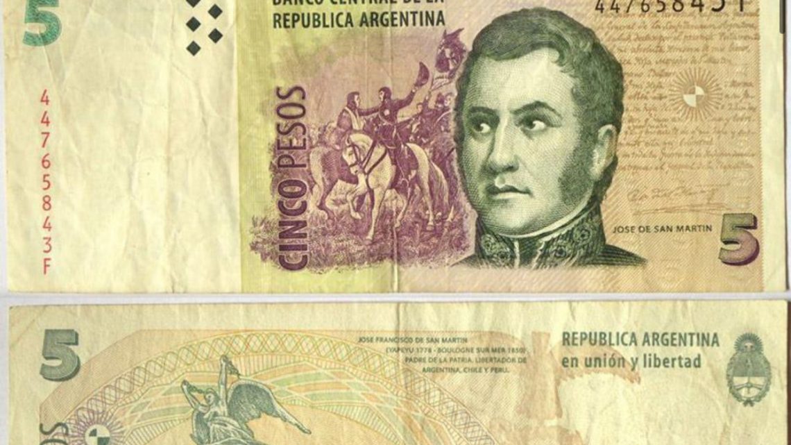 Adiós a los billetes de $5: hasta cuándo siguen vigentes Adiós a los billetes de $5: hasta cuándo siguen vigentes