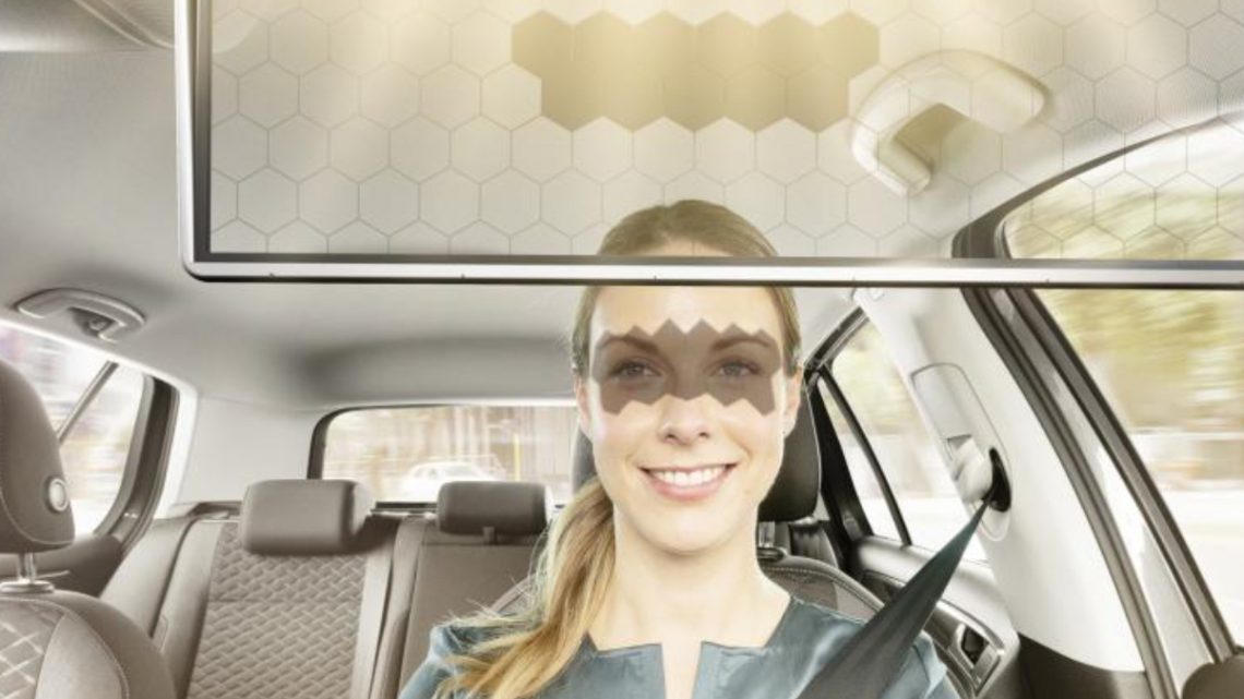 Adiós encandilamientos: presentan un parasol inteligente para autos Adiós encandilamientos: presentan un parasol inteligente para autos