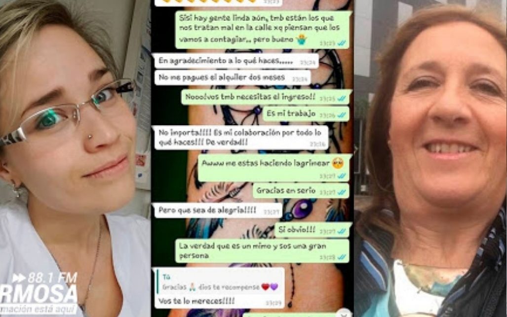 Gestos que suman: A una enfermera no le cobran el alquiler en agradecimiento por su trabajo Gestos que suman: A una enfermera no le cobran el alquiler en agradecimiento por su trabajo