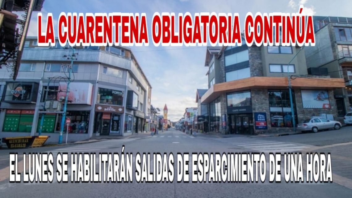 LA CUARENTENA OBLIGATORIA CONTINÚA PERO DESDE ESTE LUNES SE HABILITARÁN EN LA PROVINCIA SALIDAS DE ESPARCIMIENTO DE UNA HORA LA CUARENTENA OBLIGATORIA CONTINÚA PERO DESDE ESTE LUNES SE HABILITARÁN EN LA PROVINCIA SALIDAS DE ESPARCIMIENTO DE UNA HORA