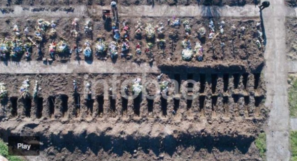 Cavan tumbas en los sectores Covid de los dos cementerios de la Ciudad de Buenos Aires