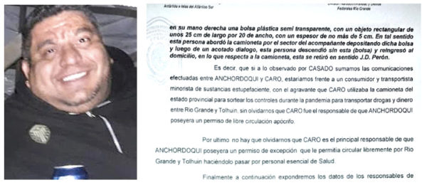 Comprometida situación de funcionario sospechado de otorgar permisos de circulación a narcotraficantes Comprometida situación de funcionario sospechado de otorgar permisos de circulación a narcotraficantes
