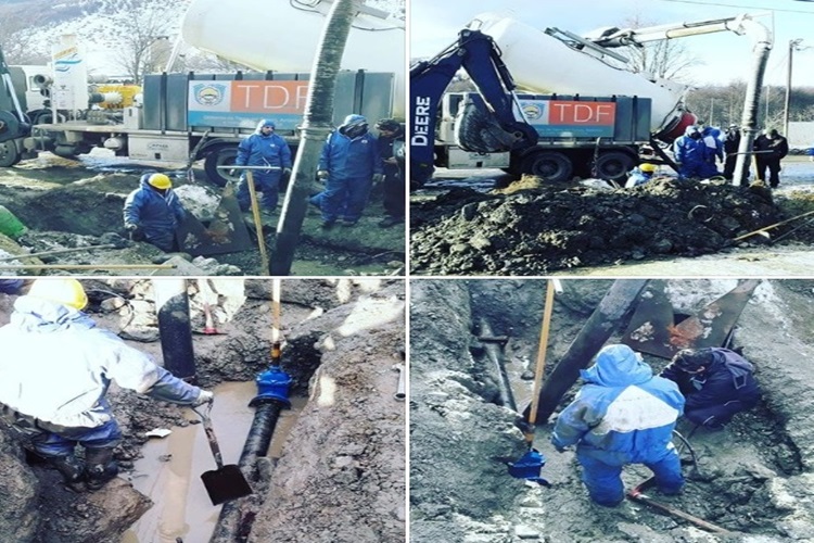 En pleno re brote de Coronavirus hay problemas con el agua en Ushuaia En pleno re brote de Coronavirus hay problemas con el agua en Ushuaia