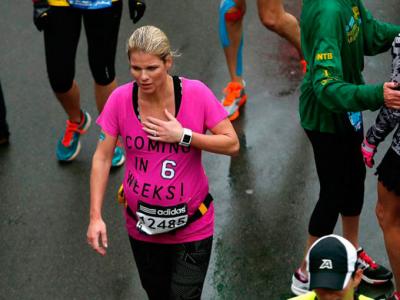 Dio a luz tras correr siete kilómetros sin saber que estaba embarazada Dio a luz tras correr siete kilómetros sin saber que estaba embarazada