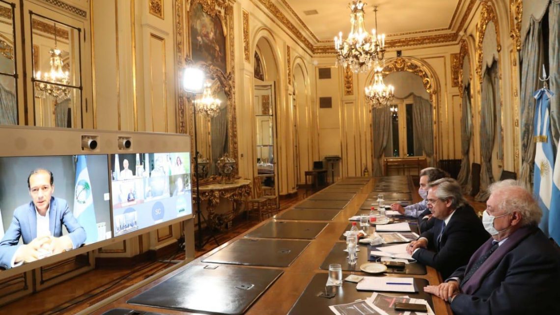 Coronavirus: El presidente Alberto Fernández mantuvo una reunión virtual con gobernadores Coronavirus: El presidente Alberto Fernández mantuvo una reunión virtual con gobernadores