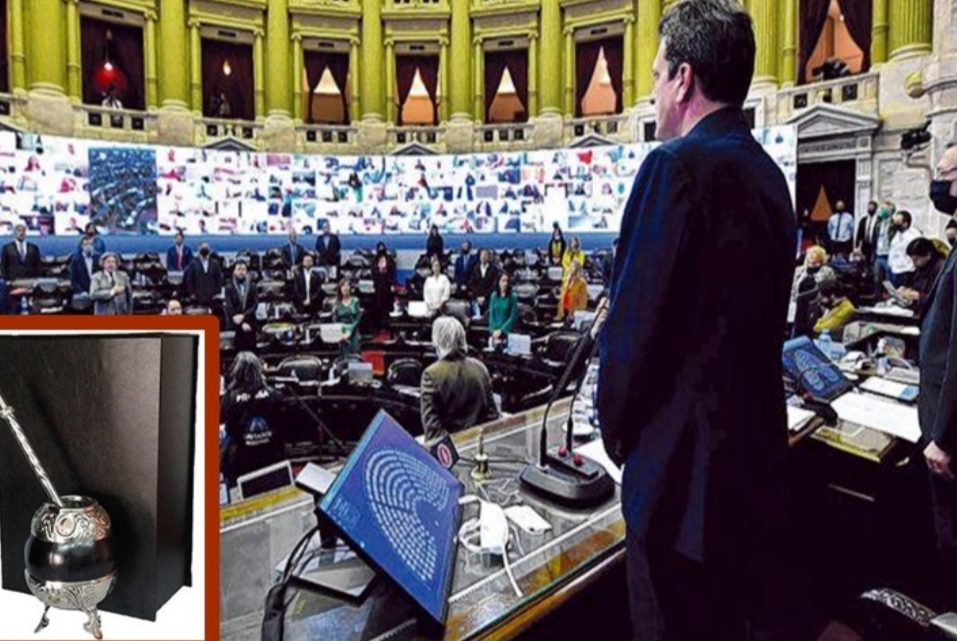 Medio millon de pesos para comprar mates para los Diputados Medio millon de pesos para comprar mates para los Diputados