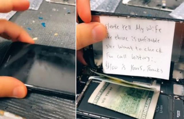 Viral | “Por favor, dile a mi esposa que el celular es irreparable”: el curioso mensaje que sorprendió a un técnico de celulares Viral | “Por favor, dile a mi esposa que el celular es irreparable”: el curioso mensaje que sorprendió a un técnico de celulares
