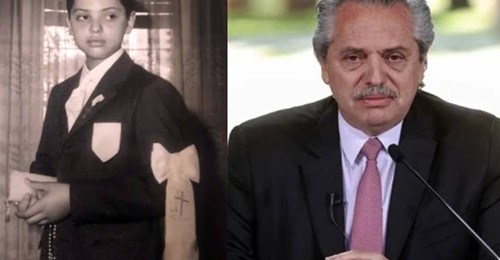 Un hombre comparó su imagen con una de Alberto cuando era chico y el parecido es viralizó en las redes Un hombre comparó su imagen con una de Alberto cuando era chico y el parecido es viralizó en las redes