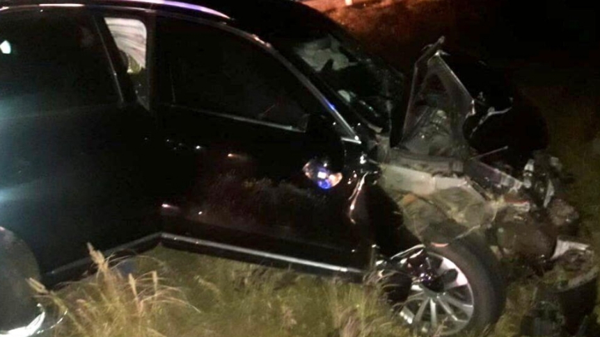 Cabo Domingo: Esquivó una vaca y volcó Cabo Domingo: Esquivó una vaca y volcó