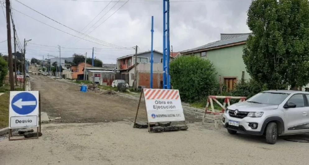 Ushuaia: Corte en la calle Francisco Torres por trabajos de hormigonado Ushuaia: Corte en la calle Francisco Torres por trabajos de hormigonado