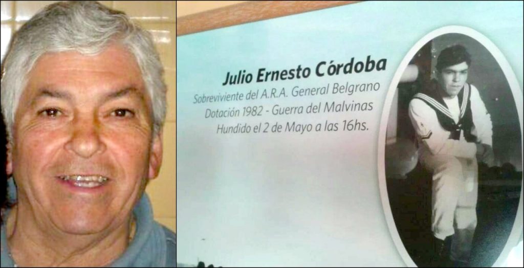 Falleció el ex combatiente de Malvinas Julio Ernesto Córdoba Falleció el ex combatiente de Malvinas Julio Ernesto Córdoba