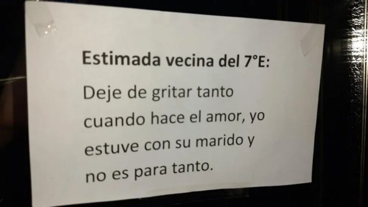 Le pidió a su vecina que deje de gritar cuando tiene sexo con una incómoda confesión: “Estuve con su marido” Le pidió a su vecina que deje de gritar cuando tiene sexo con una incómoda confesión: “Estuve con su marido”