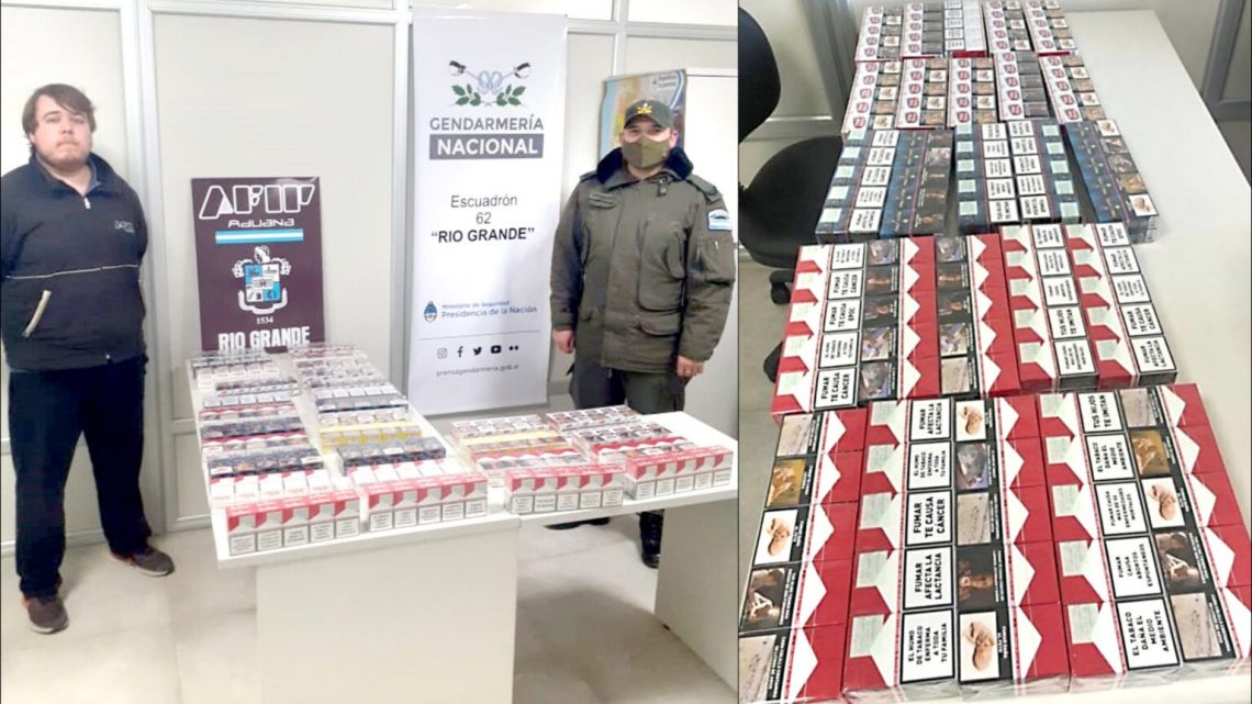 Desbaratan contrabando de cigarrillos en San Sebastián Desbaratan contrabando de cigarrillos en San Sebastián