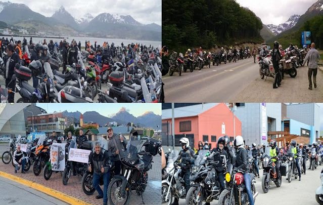 Este fin de semana mas de 600 motoviajeros se congregan en Ushuaia