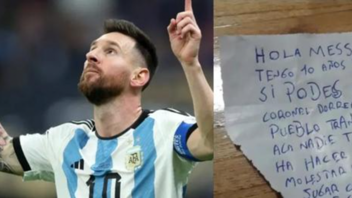 La emotiva carta de un nene de 10 años a Messi tras las amenazas en Rosario: “Acá nadie te va a hacer daño”